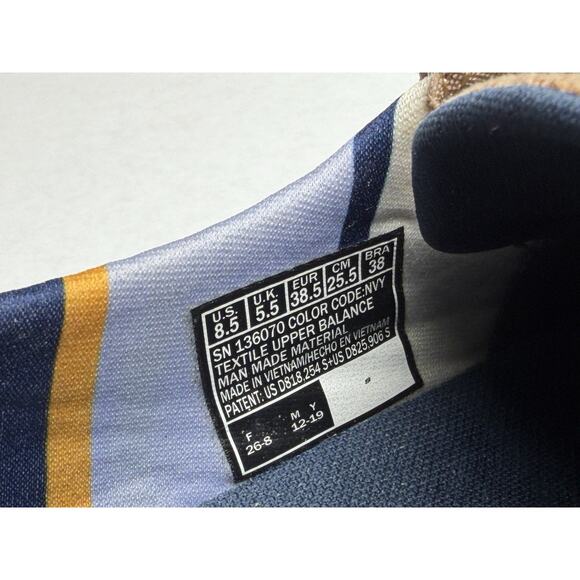 Skechers Go Walk Lite Boat Shoes Womens Shoes Size 6.5 Dark Blue Tan Air Cooled - Picture 10 of 11